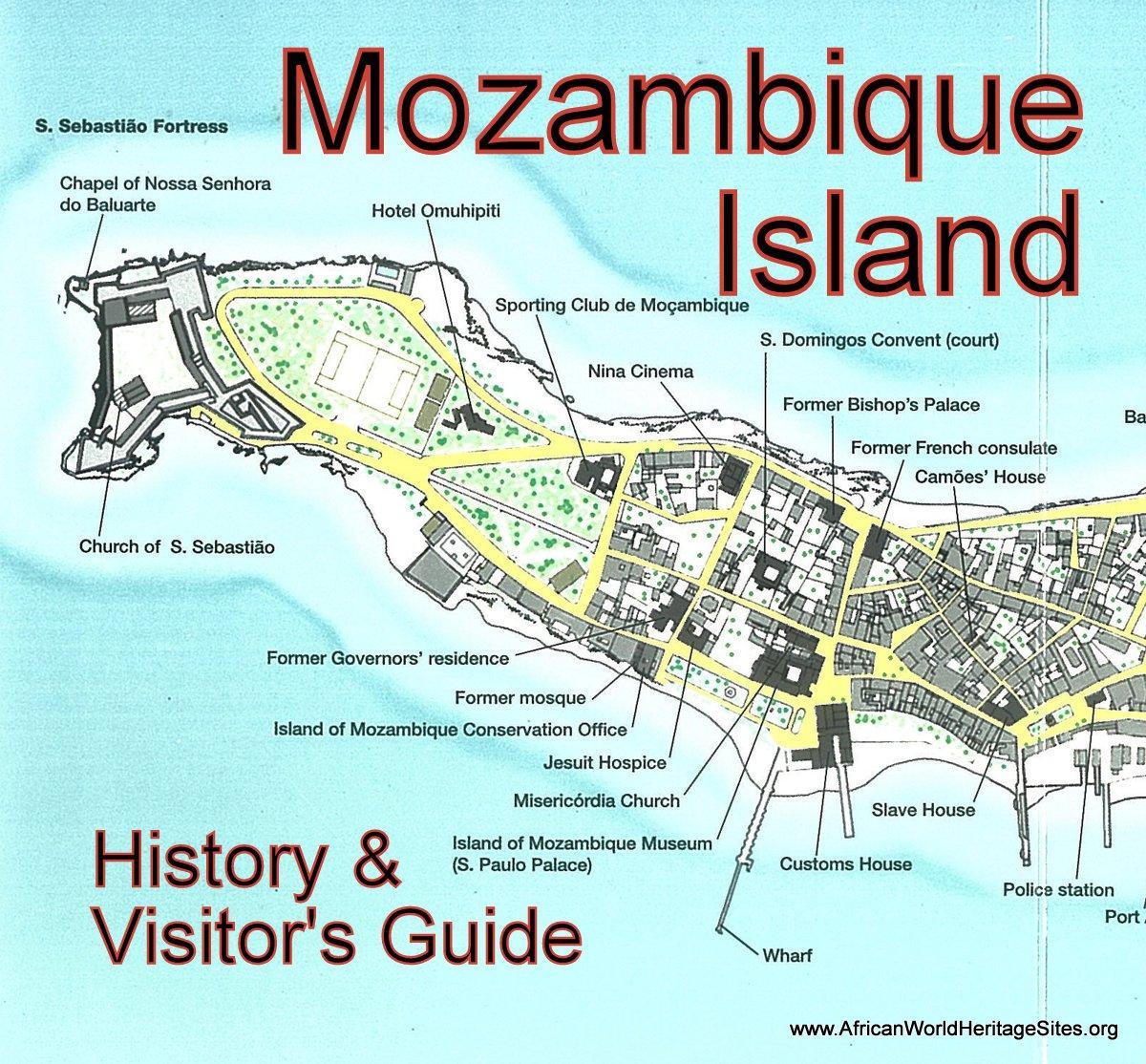 zemljevid Mozambik otok