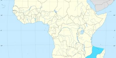 Mozambik kanal afriki zemljevid